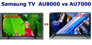 Televizor Samsung AU7000 vs AU8000