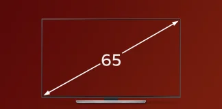 Rozměry 65palcového televizoru: Jak široký je 65palcový televizor?