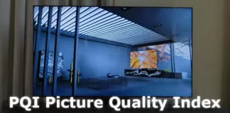 Vysvětlení indexu kvality obrazu PQI televizoru Samsung