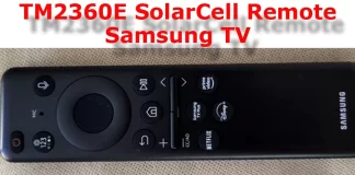 TM2360E Dálkové ovládání televizoru Samsung 2023