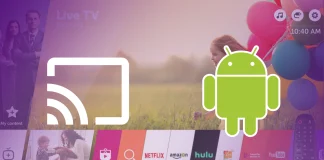 Jak odesílat do LG TV z Androidu