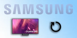 Jak restartovat Samsung TV