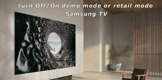 Jak vypnu demo režim na televizoru Samsung