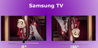 Jak opravit převrácenou obrazovku u televizoru Samsung