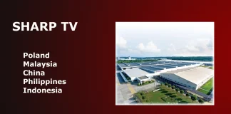 Kdo a kde vyrábí televizory Sharp?