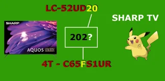 Jak zjistit rok vaší Sharp TV