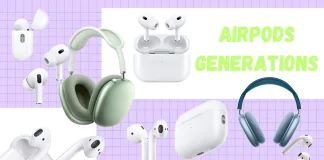 Generace AirPods podle roku