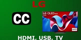 nastavení televizních skrytých titulků; Aplikace, kanály, HDMI, USB