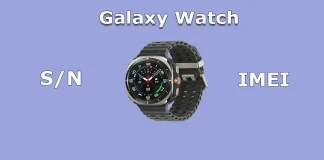 Jak najít sériové číslo a IMEI vašeho Galaxy Watch