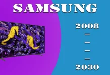 Modely televizorů Samsung podle roku