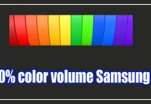 Význam označení „100% objem barev“ u televizorů Samsung QLED