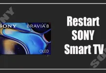 Jak restartovat Smart TV Sony