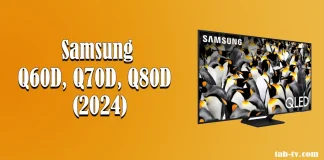 Porovnání televizorů Samsung Q60D, Q70D, Q80D (2024)