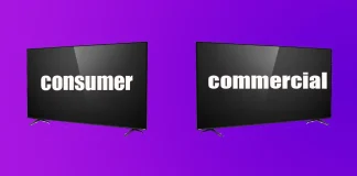 Televizory pro domácnosti a komerční televizory, rozdíly a funkce