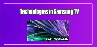 Technologie v televizích Samsung, stručný popis