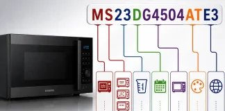 Dekódování čísel modelů mikrovlnných trub Samsung Dekódování čísel modelů mikrovlnných trub Samsung