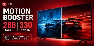Technologie Motion Booster 288 a 330 v televizorech LG