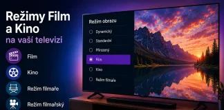 Režimy „Film“ a „Kino“ na televizoru