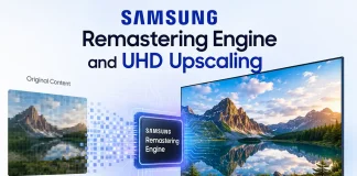 Samsung Remastering Engine a UHD Upscaling v televizorech Samsung