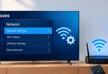 Jak změnit konfiguraci sítě na televizoru Samsung