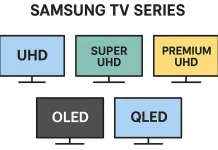 Žebříček řad televizorů Samsung