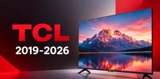 Řady televizorů TCL podle roku a přehled modelů 2019–2026