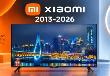 Řada televizorů Xiaomi podle roku, 2013–2026
